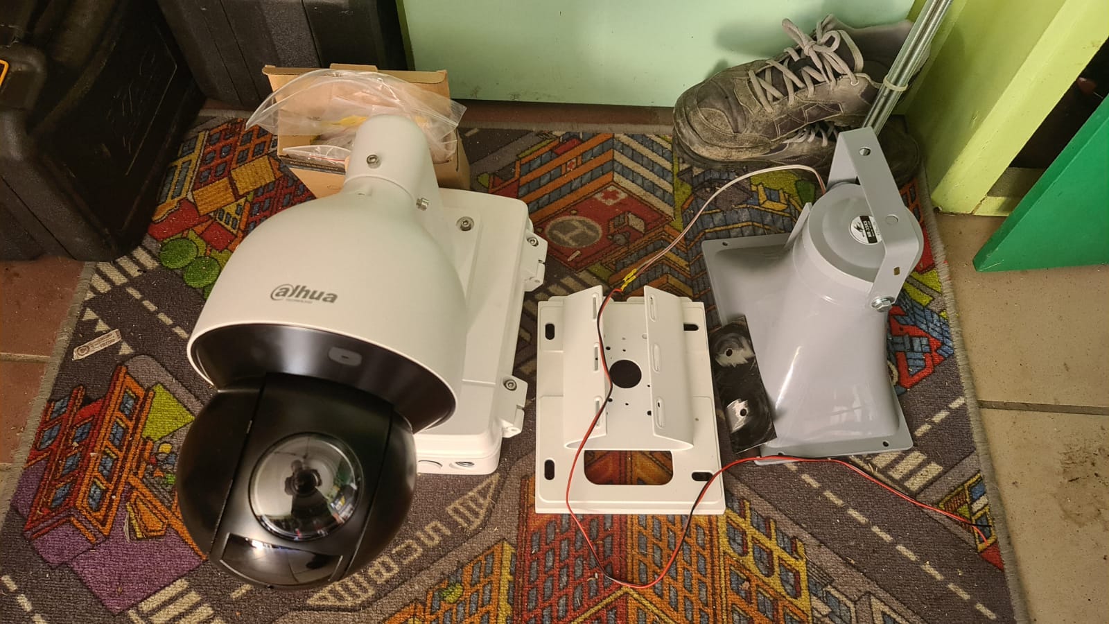 Anonimizowane zdjęcie z realizacji systemu alarmowego lub monitoringu