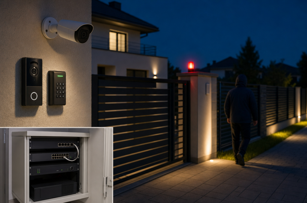 System zabezpieczeu0144 - Kontrola dostu0119pu, domofon i alarm u2013 jak pou0142u0105czyu0107 weju015bcie z bezpieczeu0144stwem?