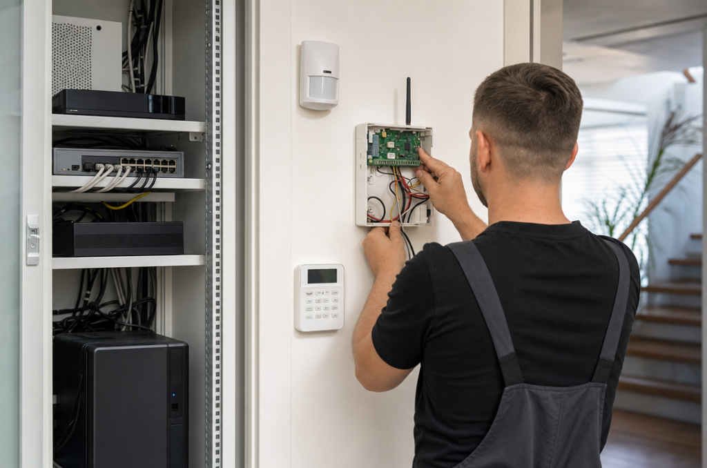 System zabezpieczeu0144 - Informacje o istnieju0105cym alarmie lub monitoringu