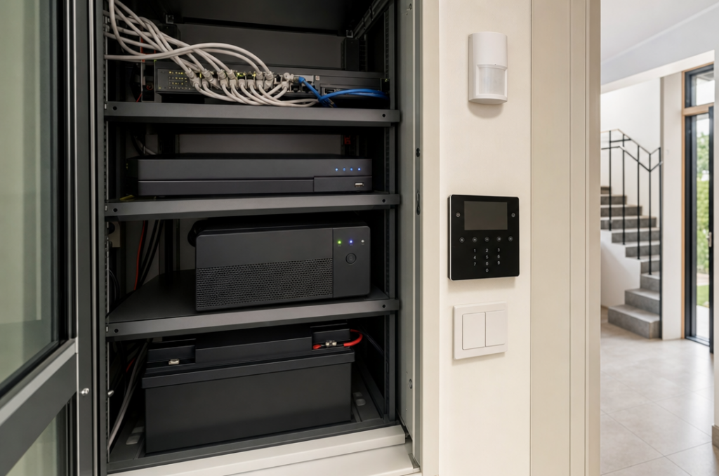 System zabezpieczeu0144 - Co siu0119 dzieje z monitoringiem i alarmem po zaniku pru0105du?