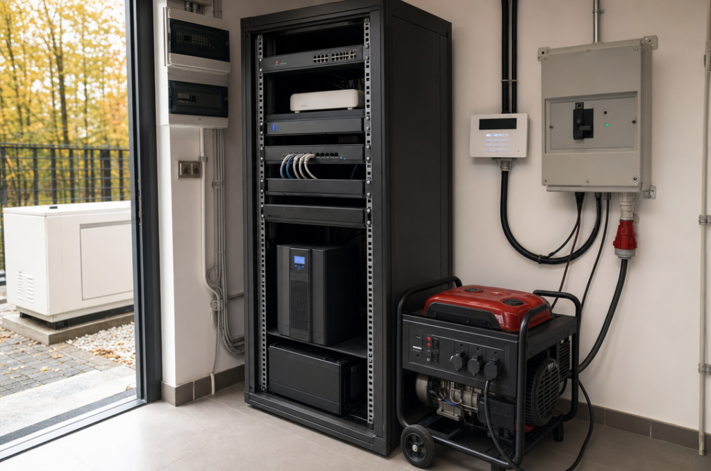 System zabezpieczeu0144 - Kiedy UPS to za mau0142o u2013 generator i redundancja zasilania